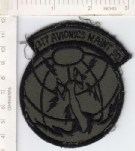 317th Avionics Maintenance Sq ce rfu $2.00