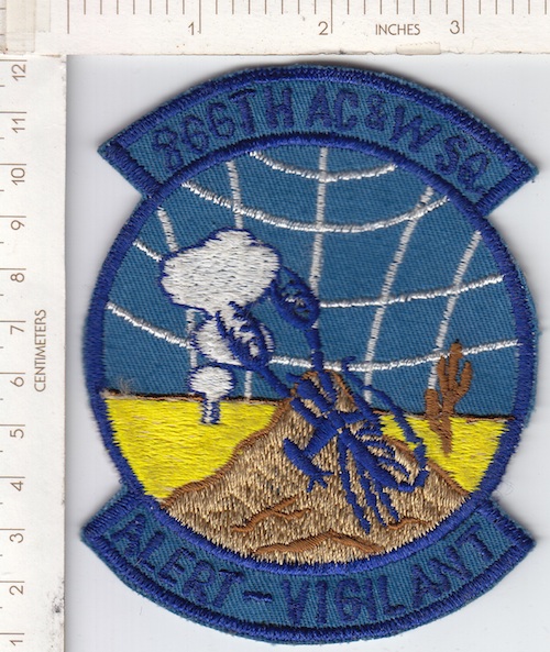 866th AC & W SQ ALERT-VIGILANT ce ns SOLD