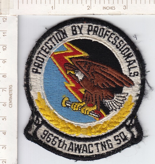 966th AWAS TNG SQ ce rfu $3.50