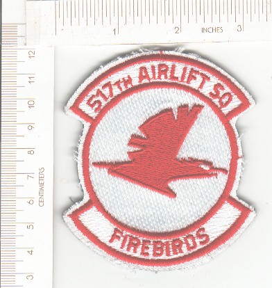 517th Airlift Sq FIREBIRDS ce ns $3.00