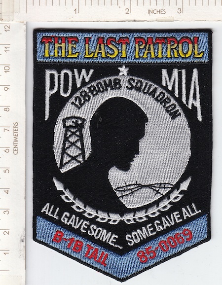The Last Patrol B-1B Tail  85-0069 ce ns $5.49