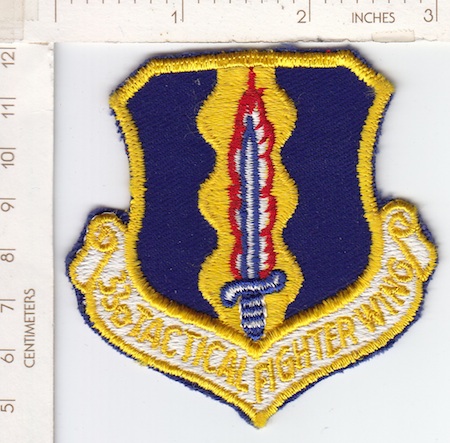 33D Tactical Fighter Wing clr ce ns $4.00