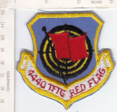 4440 TFTG Red Flag Tactical Fighter Training Group ce ns $4.00