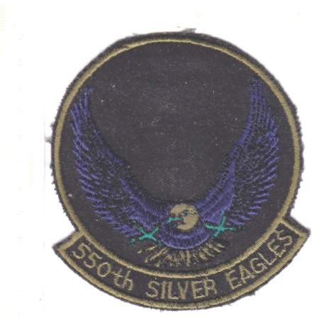 550th Ftr Trng Sq SILVER EAGLES sub ce ns $4.00