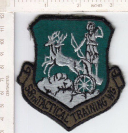 58th Tactical Training WG sub ce rfu $1.00