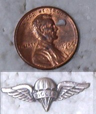 Airborne Rigger wings miniature socb $3.75