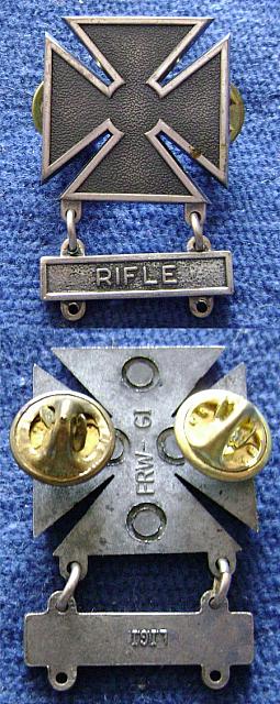 #1 Army Marksman+Rifle bar so cb. $7.00