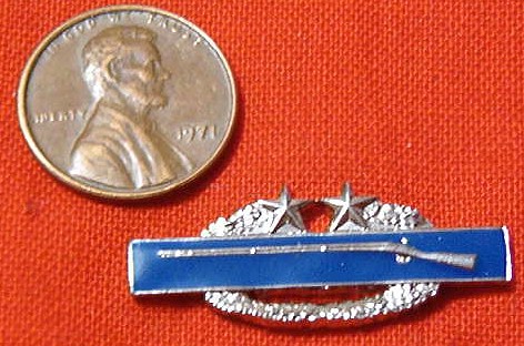 Combat Infantry Badge Third Award cb new $10.00