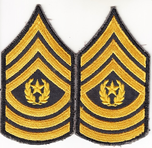 Army Command Sergeant Major ce rfu $10.00