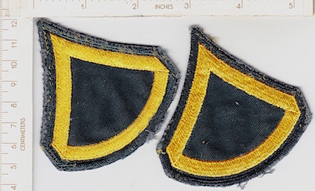 Army Private First Class pair ce rfu $5.00
