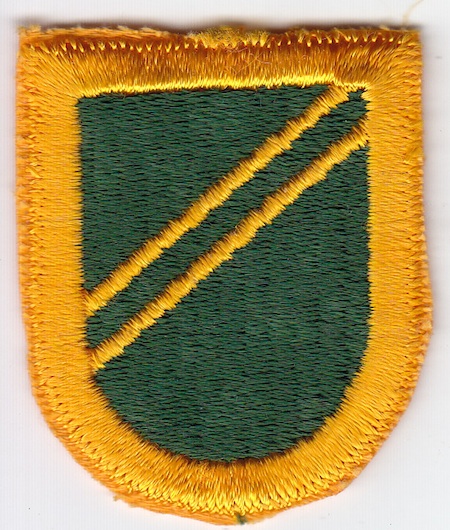 11th M.P. Bde beret flash ce ns obs $7.50