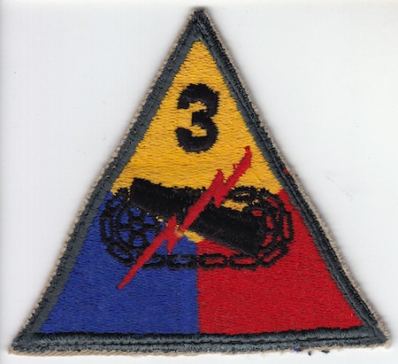 3rd Armor Div ce rfu $5.00