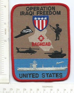 Operation Iraqi Freedom United States me ns $5.00