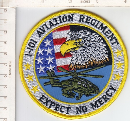 1-101 Avn Regt Expect  No Mercy color me ns $5.00
