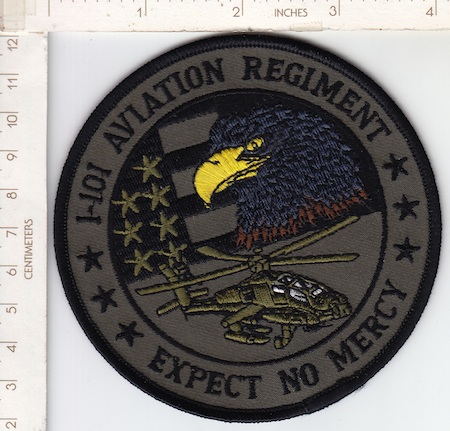 1-101 Avn Regt Expect  No Mercy subdued me ns $5.00
