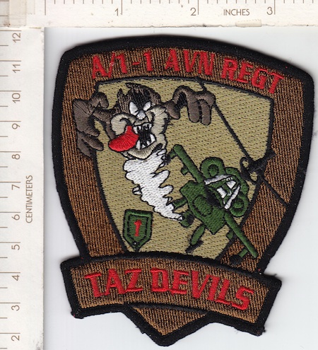 A 1/1-Avn Regt Taz Devils ce ns $5.00