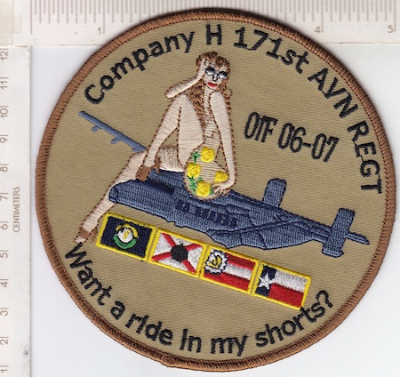 171st Avn Regt H Co OIF 06-07 dsrt me ns $7.00