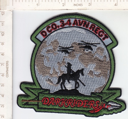 3-4 D Co Avn Regt DARKRIDERS ce ns $5.00