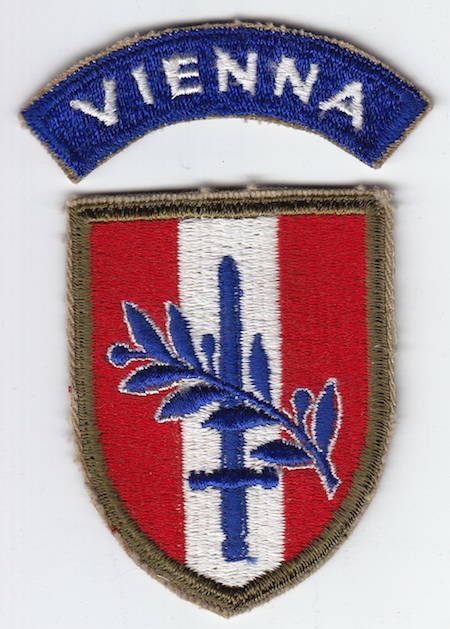 Austrian Occupation Force +Vienna tab ce ns $8.50