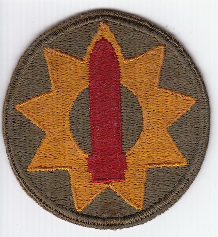 9th Coast Artillery WW2 ce ns $7.00