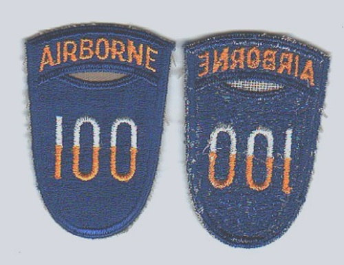 100th Infantry Div Airborne ce ns spc $18.00