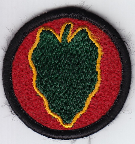 24th Infantry Div .me.ns $3.50