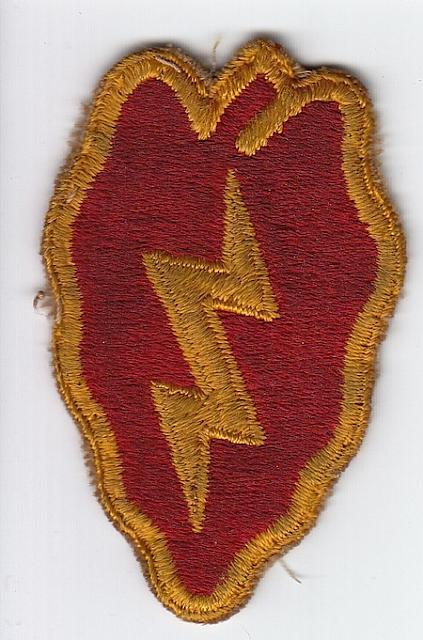 25th Infantry Div ce rfu $3.00