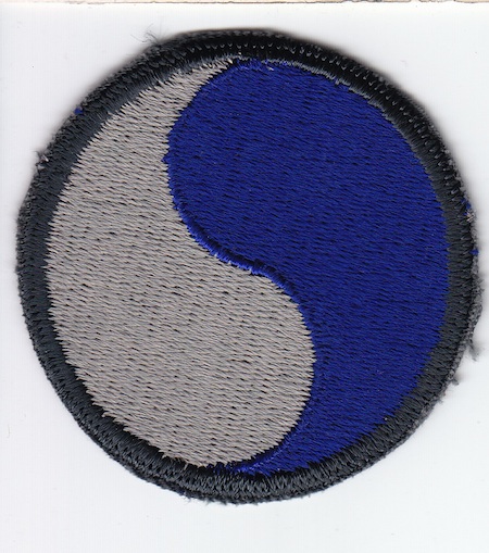 29th Infantry Div ce ns $4.50