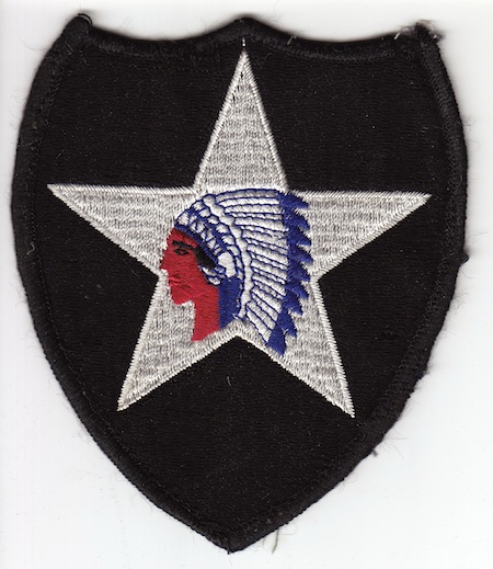 Korea made 2nd Infantry Div (front) ME RFU  $2.50