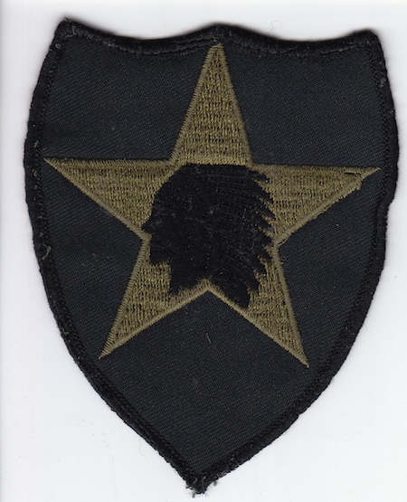 Korea made 2nd Infantry Div sub ME RFU (front) $4.00