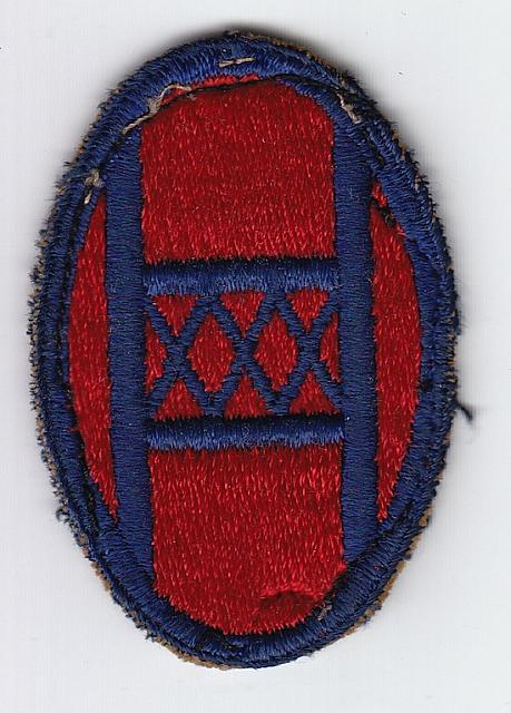 30th Infantry Div ce rfu $2.00
