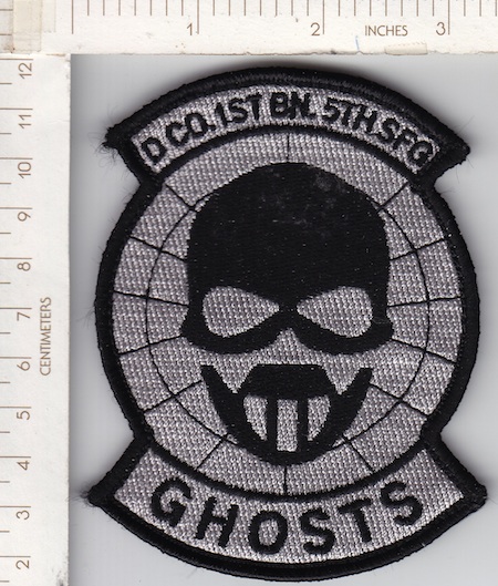 5th Special Forces D Co 1st Bn (velcro) acu me $5.49