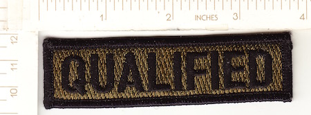 Army Armor Qualified bar obsolete subdued me ns $4.00