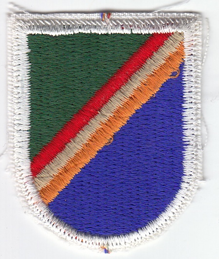 Ranger beret flash post Vietnam era ce ns $5.00