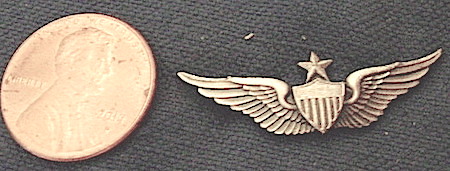 U.S. Army  Senior Aviation miniature wings socb $5.00