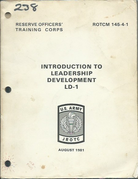 ROTC Introduction to Leadership LD-1 $3.00