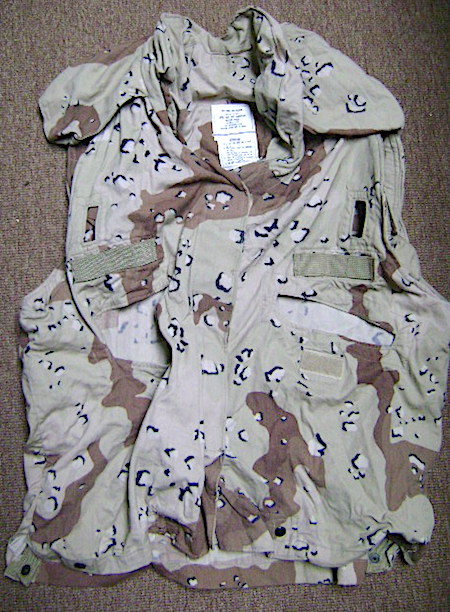 Desert Storm Early patt.FLAK JACKET cover E-073 S-M $20.00