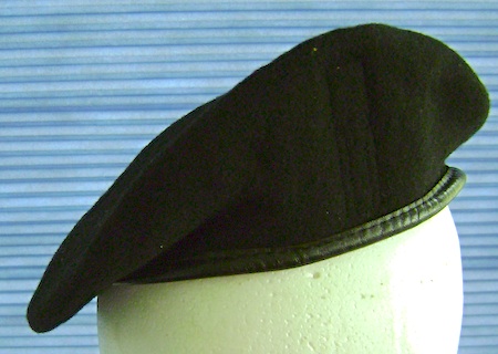 Black beret RANGER, unlined used 6-7/8? used $18.00