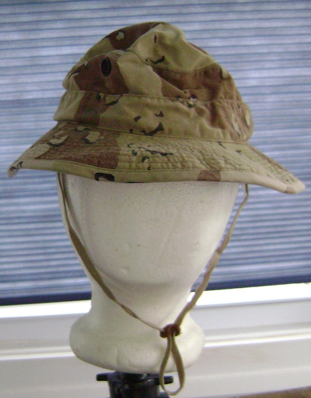 Desert Storm Boonie Hat#2 choc chip patt used size 6-5/8 $20.00