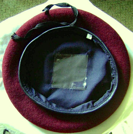 Maroon airborne beret new full lining size 7 $18.00