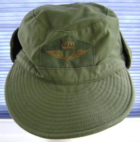 Spain pilot's fatigue cap w/ear flaps size 59 $18.00