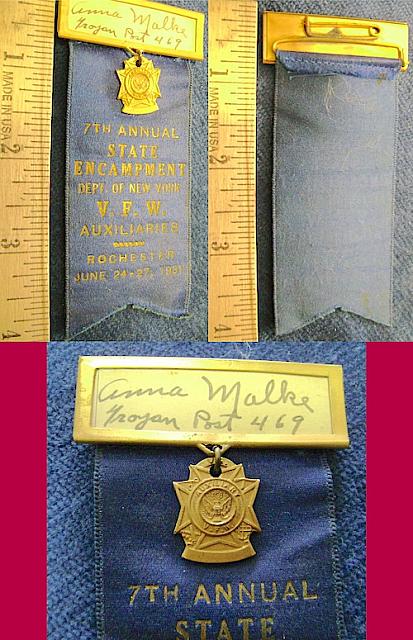 V.F.W.  7th Annual Encamp 1931 AUX Rochester, NY $35.00