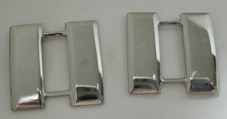 U.S. Army Captain bars, mismatched pair, cb $5.00