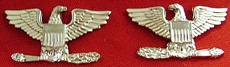 U.S. Army  Colonel eagles new, pair, cb $7.00
