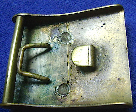 Military Belt Buckle Prussian 1914-1918 Reverse