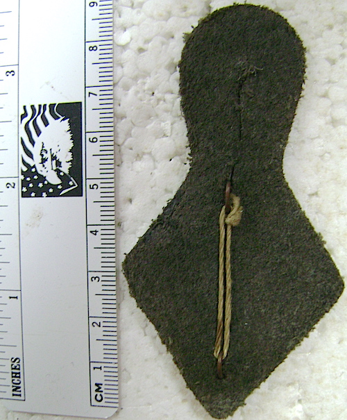 French military unknown Instructor badge reverse