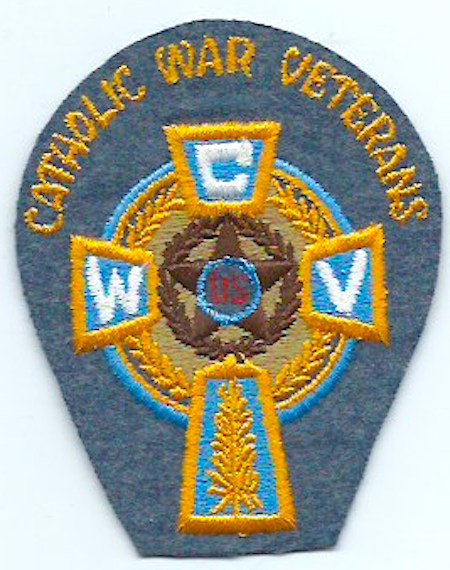 WW2 Catholic War Veterans ce ns $10.00