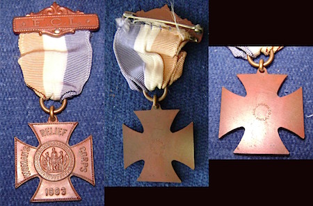 Womans Relief Corps medal 1883 pb $45.00