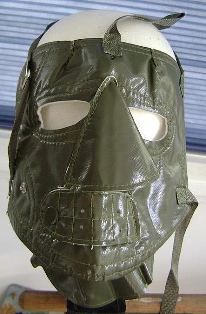 OD vinyl cold weather face mask civilian $7.00
