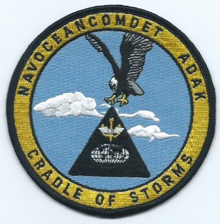 USN NAVOCEANCOMDET ADAK me ns $3.00